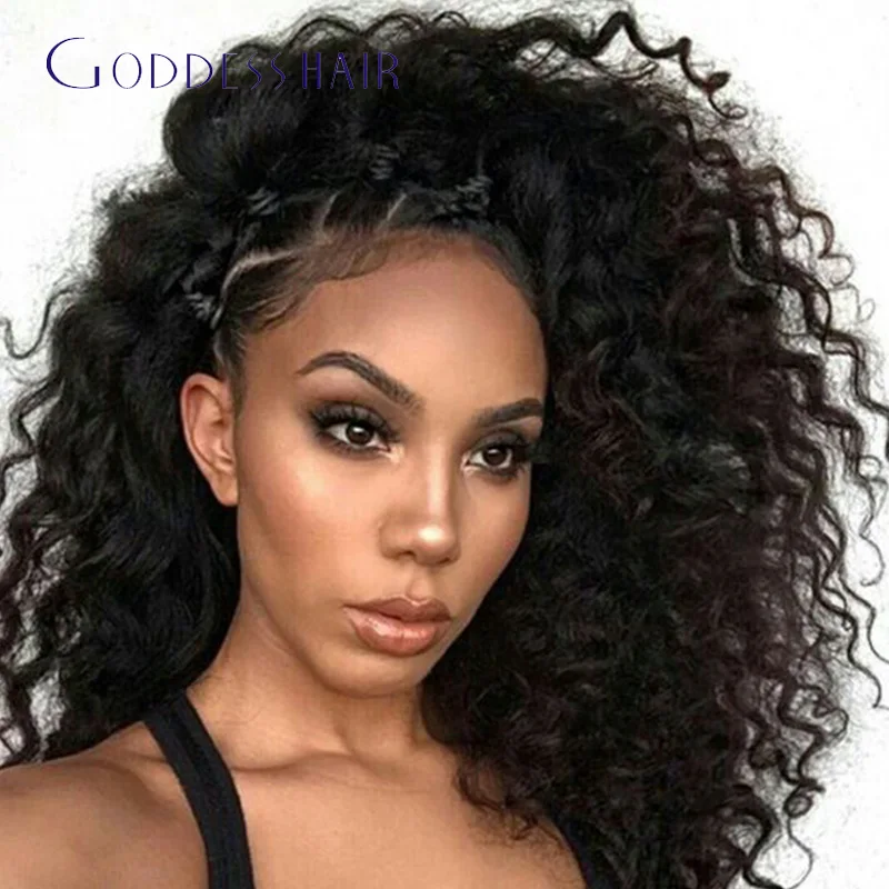 Дешевые 150 полное кружева фигурные парики для чернокожих женщин бразильский