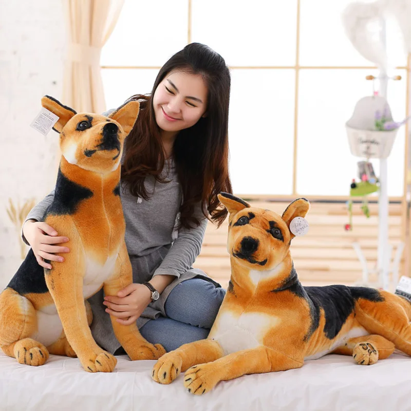 

Simulation cartoon dog plush toy children dolls big pillow animal modeling children Christmas birthday gift Baby Girls