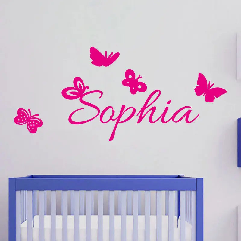 Водонепроницаемые наклейки на стену с изображением бабочек | Дом и сад