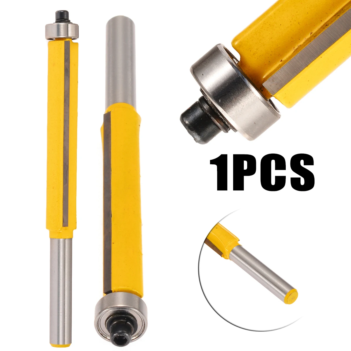 Концевая фреза для обработки дерева сверхдлинная 1/4 дюйма хвостовик 3/8 диаметр