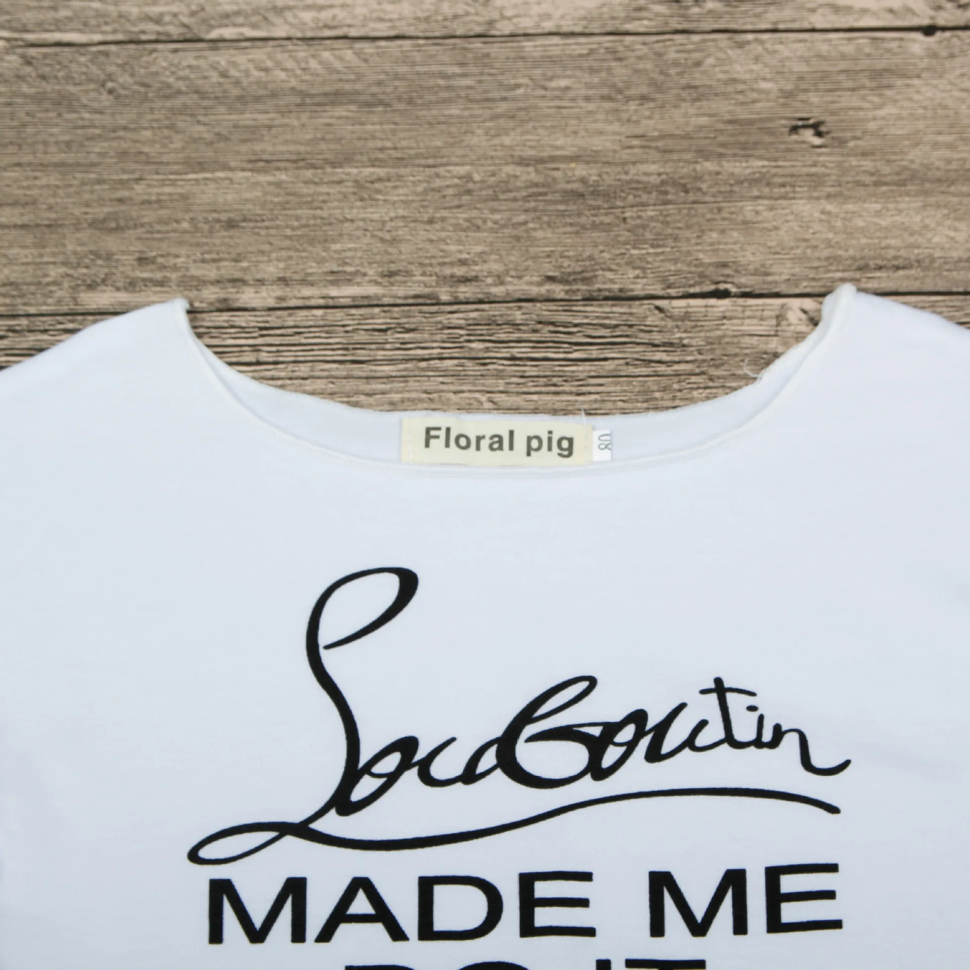 2019 Осенний комбинезон для маленьких девочек обувь с буквенным принтом хлопковый