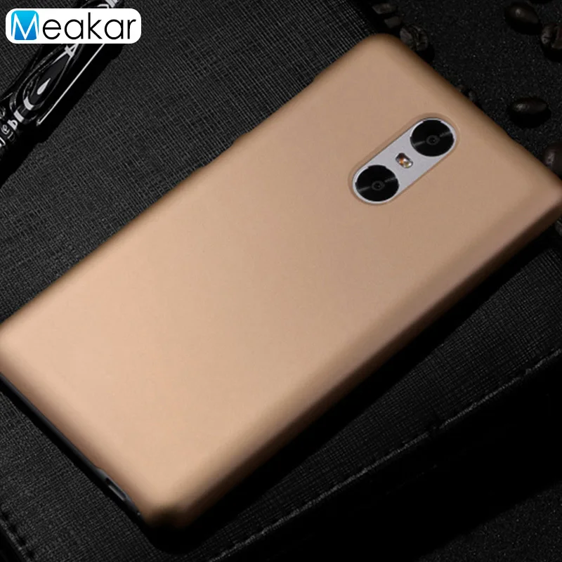 Матовый пластиковый чехол 5,5 для Xiaomi Redmi Pro Чехол-лента на заднюю панель - Цвет: golden