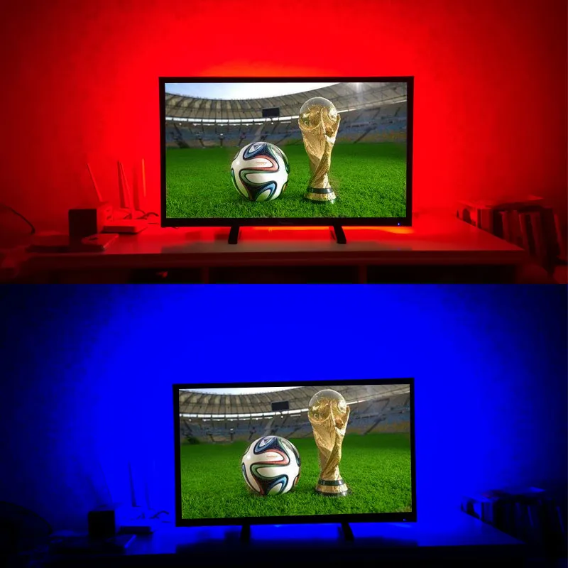 Светодиодная лента с питанием от USB 5 в постоянного тока 2835 RGB/белый/теплый белый 1