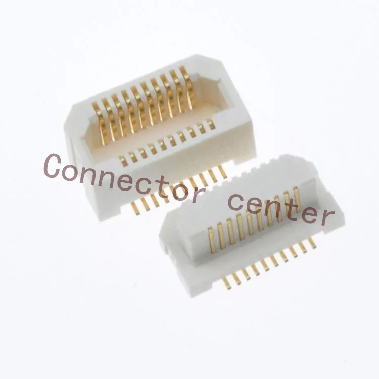 

Board to Board Connector 0.5mm Pitch 20Pin Male Height 3.3mm Female 3.55mm Shut Height 4.5mm