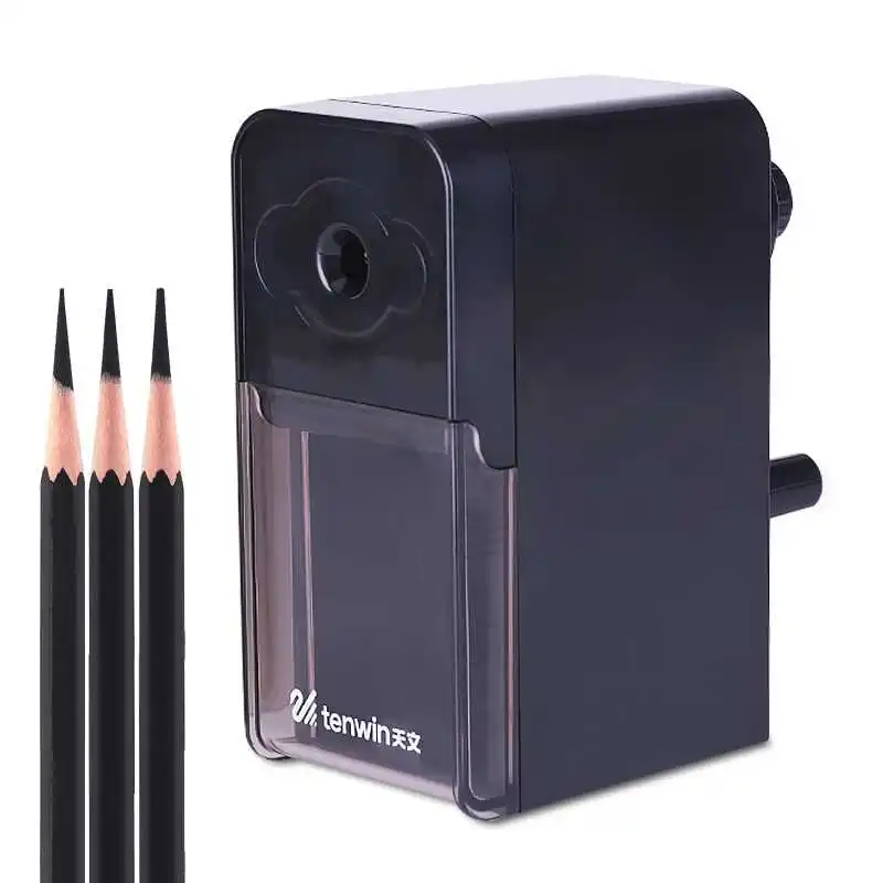 Механическая точилка Tenwin Профессиональная ручная для карандашей школьные