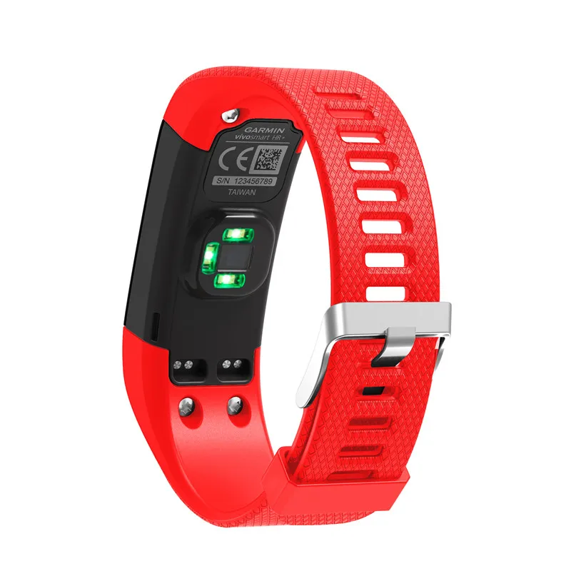 Ремешок силиконовый для наручных часов Garmin Vivosmart HR + сменный ремешок спортивный