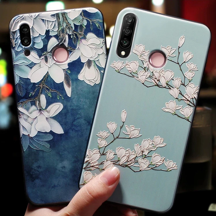Чехлы для Huawei Honor 10i чехол 10 Lite Honor10i lite 3D с красной розой цветком синий черный