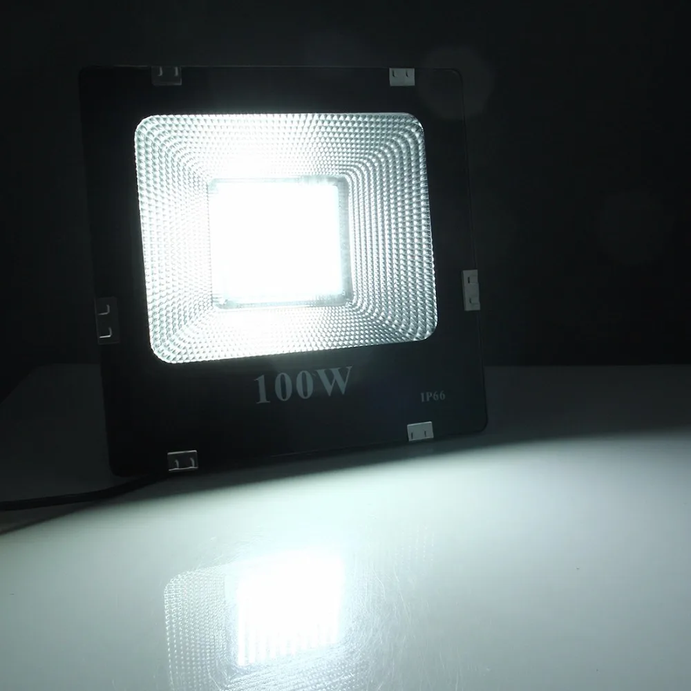 100 Вт 180 светодиодов SMD 5730 9000 LM IP66 Водонепроницаемый светодиодный прожектор AC 85 265 В