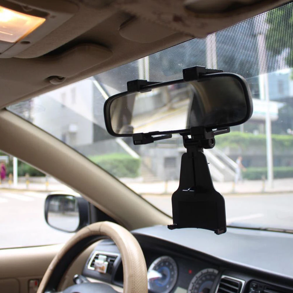 1PC Car Phone Holder Rearview Mirror Easy To Install Tightly Hold Bracket For Smart Device Mobile Navigator | Автомобили и