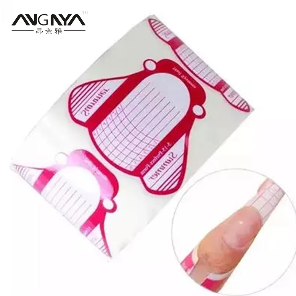 ANGNYA 500 шт./рулон профессиональные Типсы для наращивания ногтей | Красота и