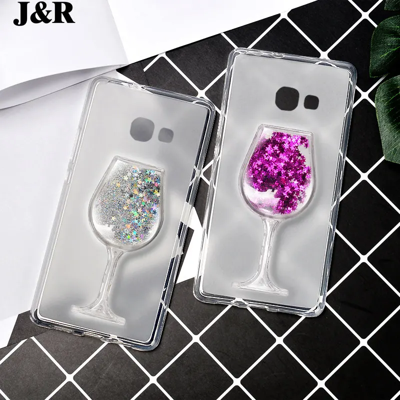 Для Samsung A5 2017 Чехол Мягкий силиконовый чехол для Galaxy A3 5 7 динамический Блеск