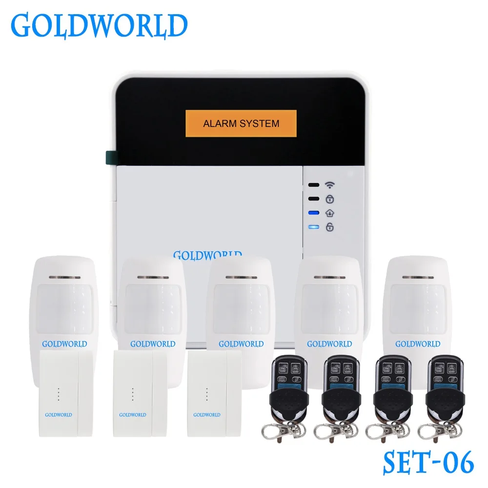 Беспроводная домашняя система безопасности приложение для IOS Android умная GSM