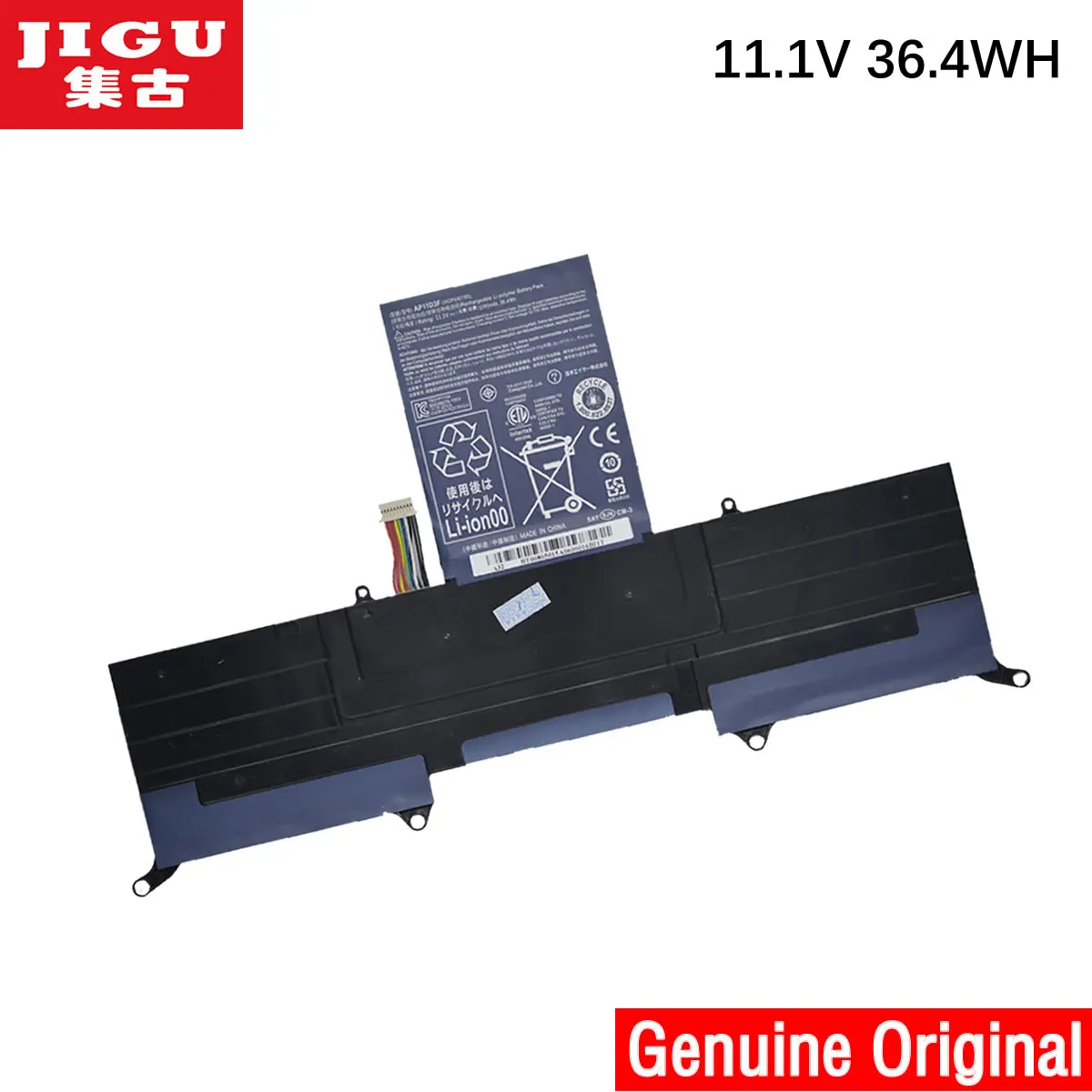 

JIGU AP11D3F Original Battery For Acer Aspire S3 S3-951 S3-391 MS2346 AP11D3F AP11D4F 3ICP5/65/88 3ICP5/67/90 11.1V 3280mAh