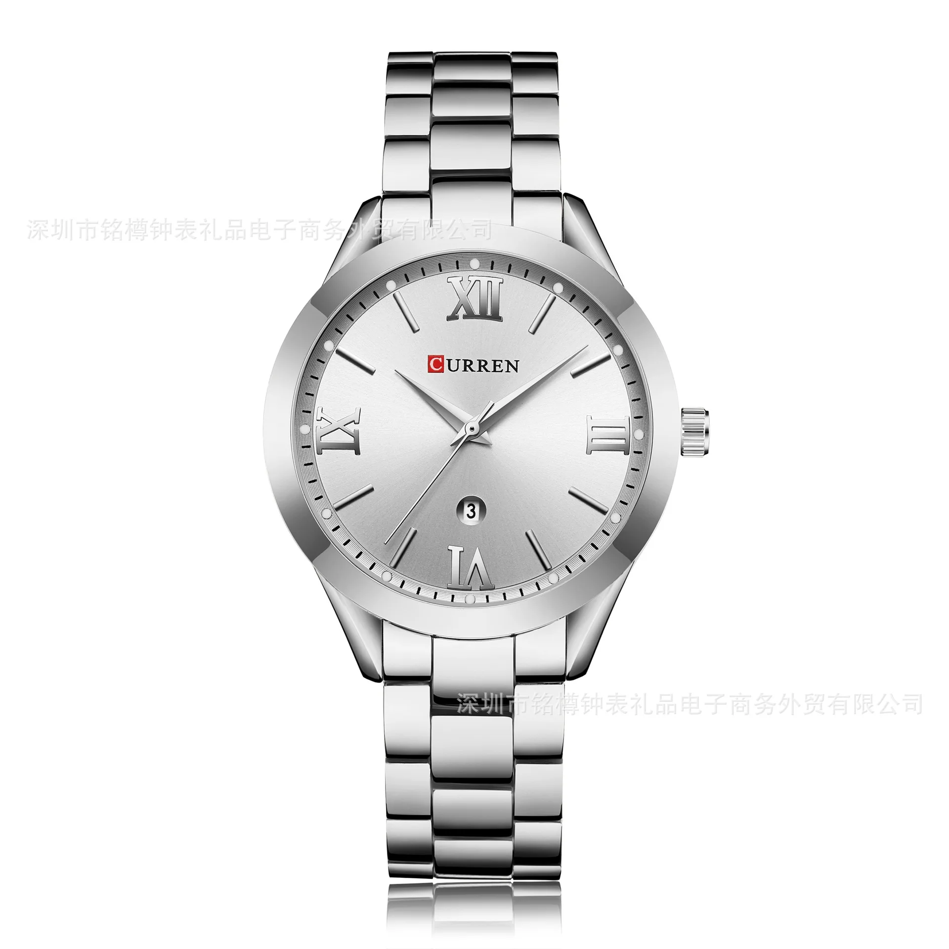 Silver Женские золотые кварцевые часы, новые женские стальные часы, модные женские часы-браслет, женские часы, Relogio Feminino Montre Femme - Цвет: Silver