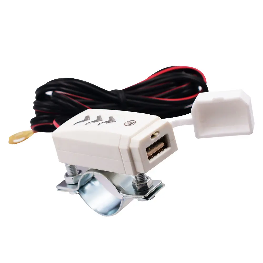 

WUPP 5V 2.1A Waterproof USB Charger Socket Adapter Power DC 12-24V Motorcycle Electronic accessory for Phone Port Socket