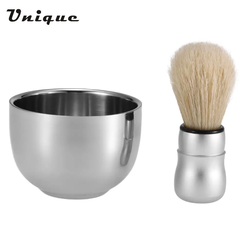 3 в 1 мужской набор для бритья щетка + подставка мыльница волос барсука Хорошо