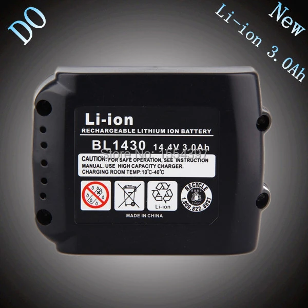 Новый 14 4 В 3000 мАч литий-ионный Перезаряжаемые Замена Мощность инструмент Батарея