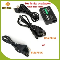 euus plug home wall charger power supply ac adapterusb data charging cable cord for sony playstation psvita ps vita psv 1000