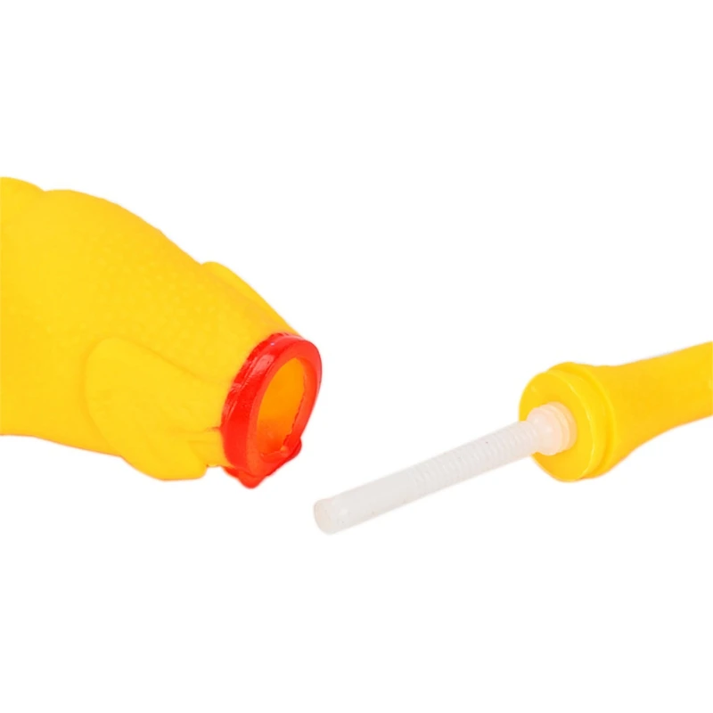 Забавные Кричащие мини резиновые сжимаемые Куриные игрушки звуковая игрушка для