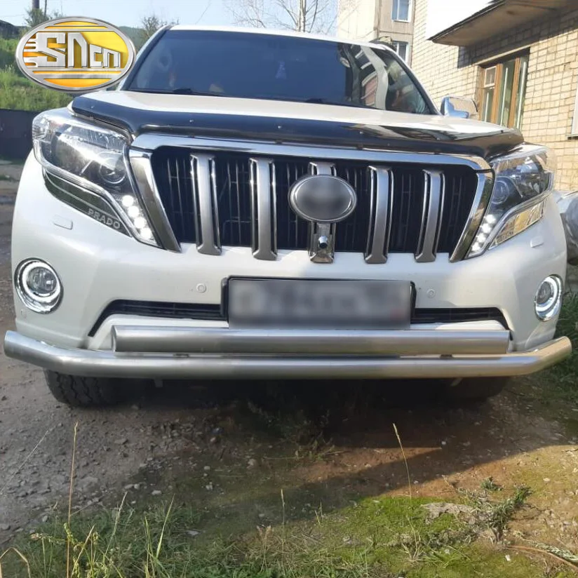Для Toyota Land Cruiser 2700/4000 Prado 150 FJ150 LC150 Светодиодный дневной ходовой светильник бампер противотуманная фара DRL
