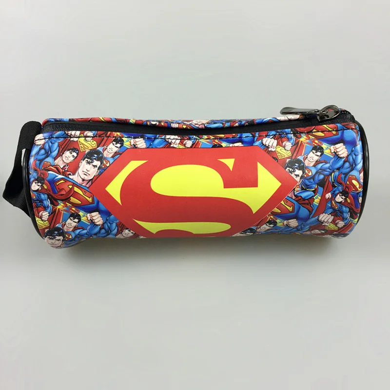 Comics Marvel DC кошелек Супер герой, Супермен, Бэтмен, Человек-паук ручка карандаш сумки аниме Халк Дэдпул Ironman X мужские кожаные кошельки - Цвет: Красный