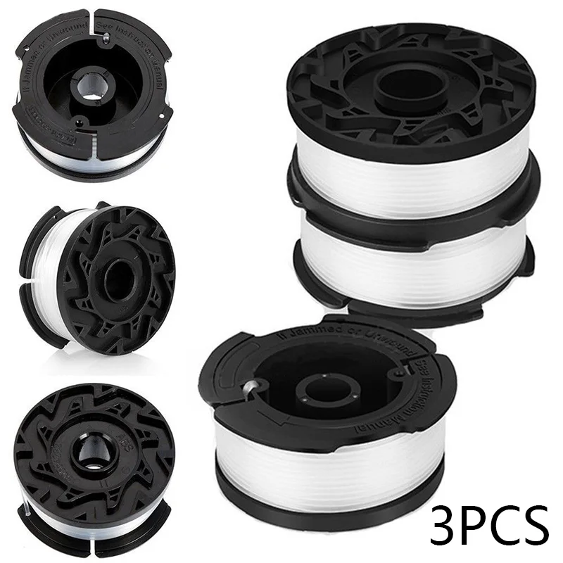 3 шт. 30ft 0 065 &quotтриммерная линия катушка части аксессуар замена для BLACK &amp DECKER AF 100