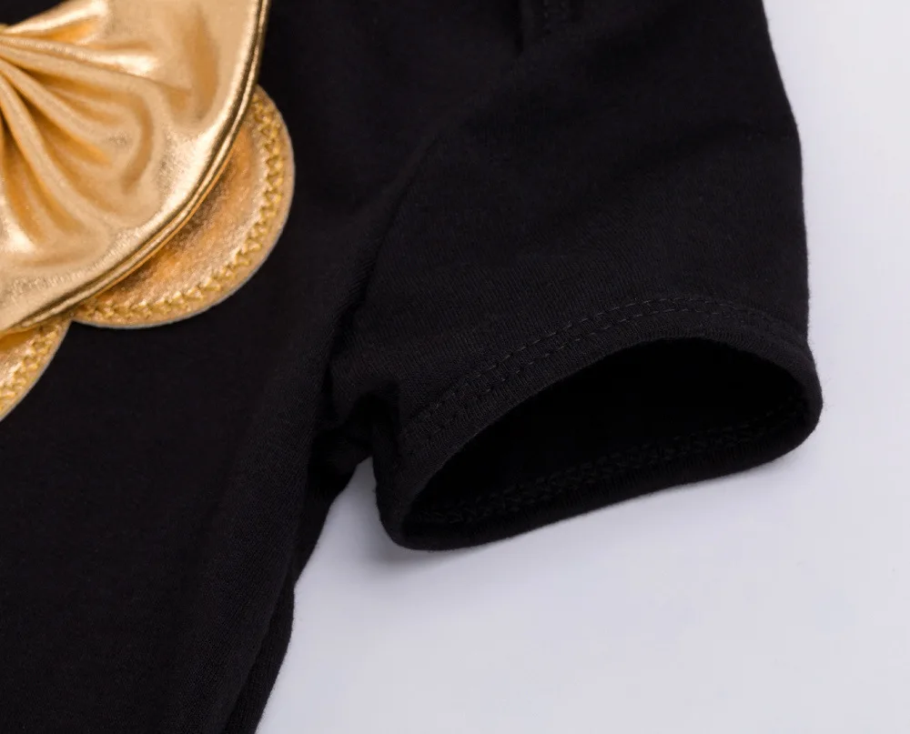 Комплект детской одежды из 3 предметов милый летний топ с коротким рукавом + шорты