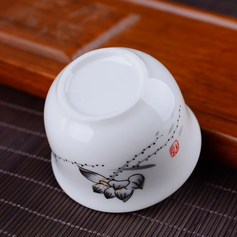 Ceramic 51-100ml Wine Warmer Household Set Chinese Hot Warm Bottle Sake Yellow Cup Small | Дом и сад