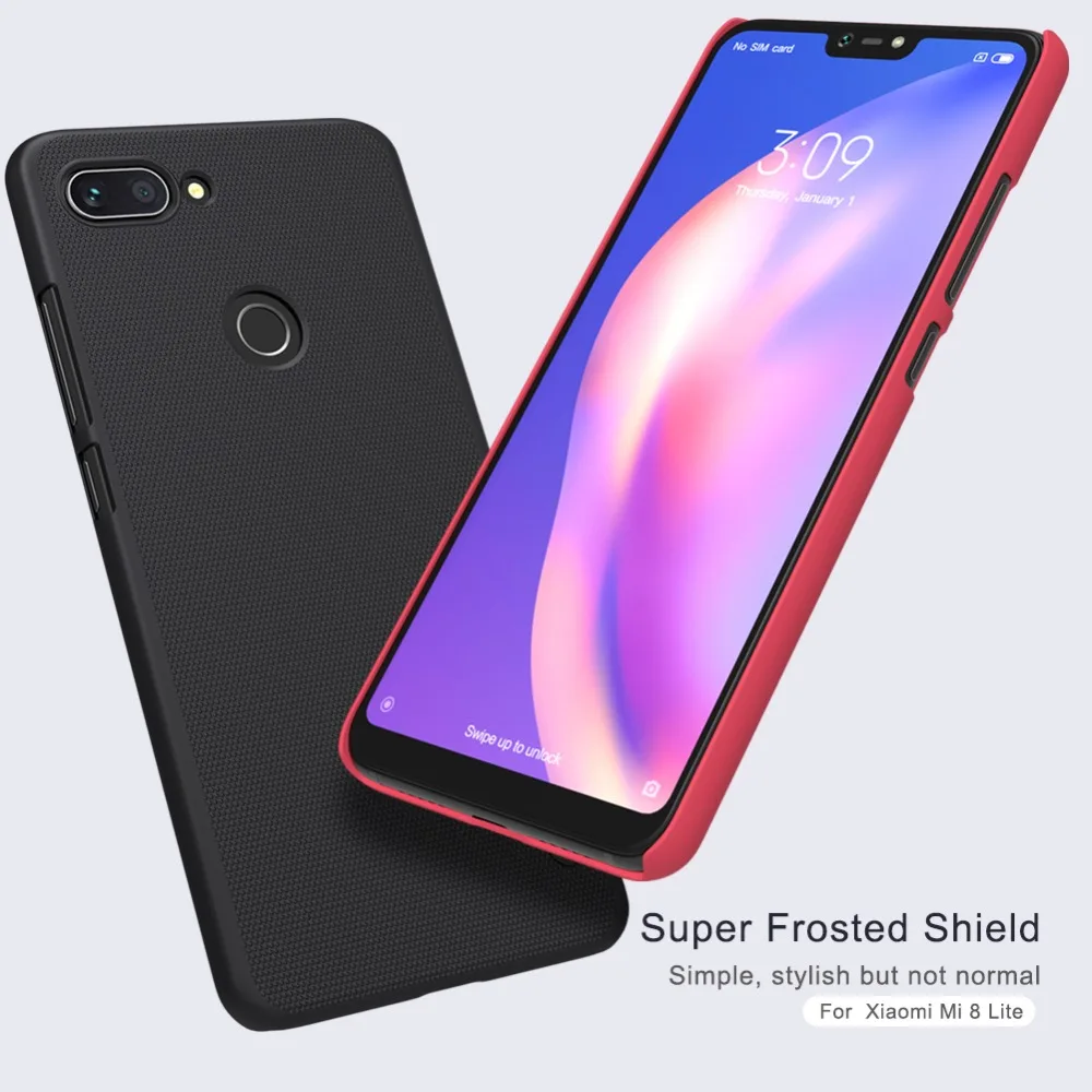 Xiaomi mi 8 Lite чехол Nillkin Super Frosted Shield для Xiao mi 8 ультратонкая жесткая задняя крышка для Xiaomi mi 8 Lite Nilkin чехол для телефона
