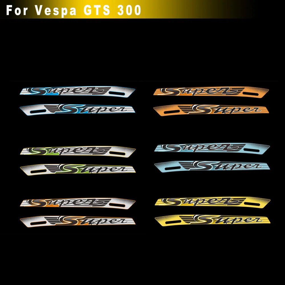Серый синий подходит для piaggio Vespa GTS 300 gts300 Sport gts наклейки с эмблемами супер светоотражающие наклейки мотоцикл