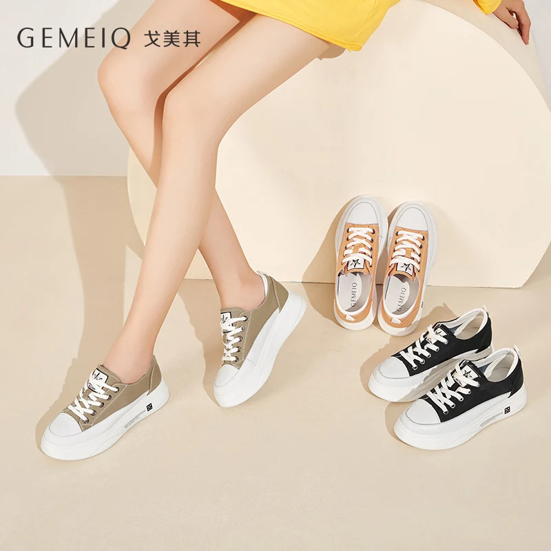 GEMEIQ/женская кожаная обувь коллекция 2019 года Новинка сезон осень повседневная