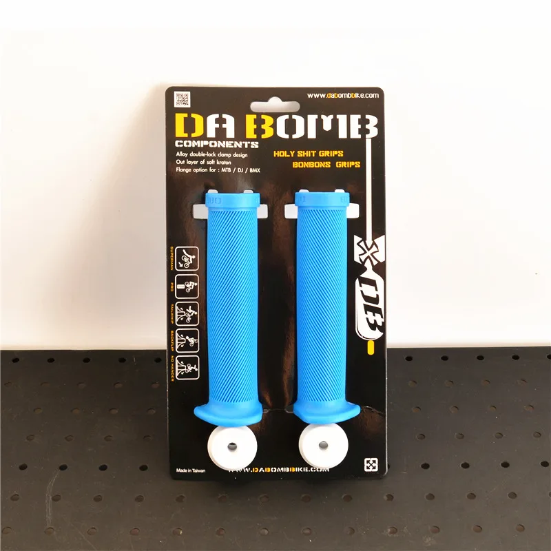 DA BOMB BONBONS DJ/BMX велосипедный руль резиновая ручка 22,2*140 мм - Цвет: Небесно-голубой