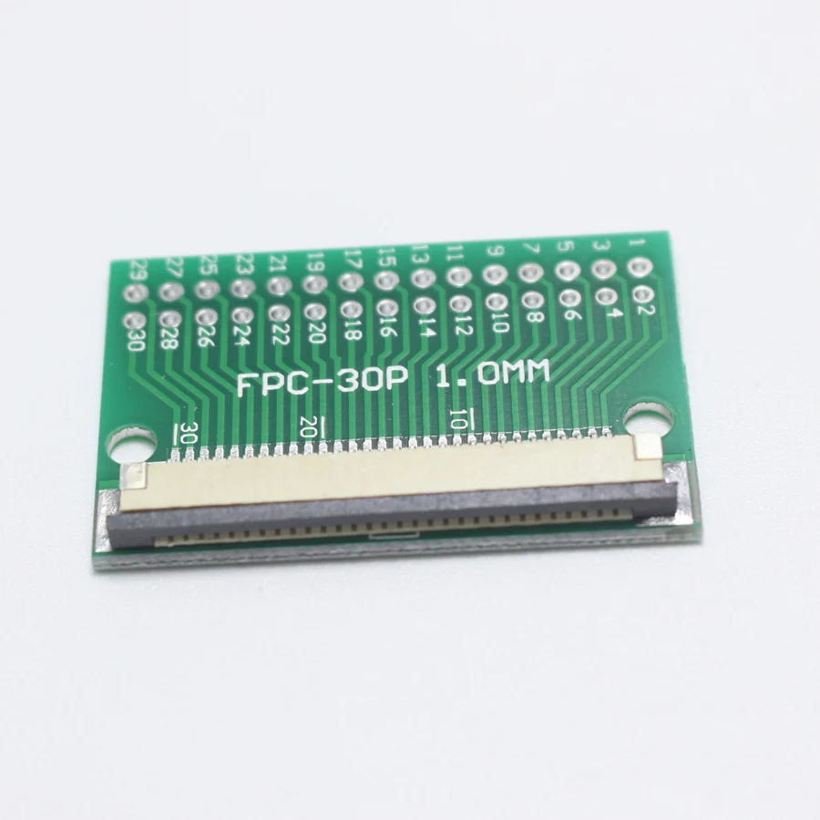 1 шт. 30P FPC Адаптерная пластина 0 мм шаг 30Pin Вниз Тип выдвижной штекер до 2 45 плоский