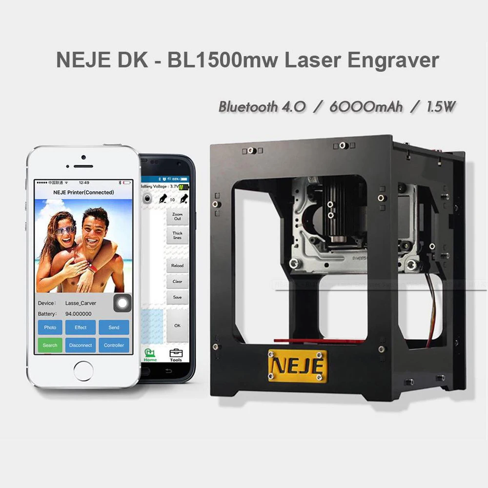 NEJE DK - BL1500mw Laser Engraver Machine Printer 3D Support 7 / XP 8 10 iOS 9.0 impresora 3d 550 x pixel | Компьютеры и офис