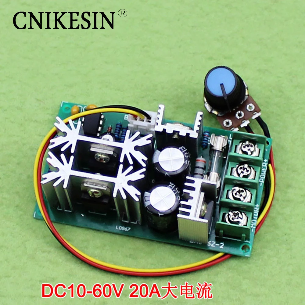 CNIKESIN IC модуль постоянного тока регулитор скорости двигателя 12V24V36V48V большая