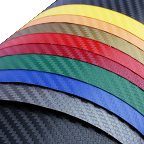 

1pcs x 30CM*1.27M 3D Carbon Fiber Vinyl Car Wrapping Foil Carbon Fiber Car Decoration Sticker 10 Colors