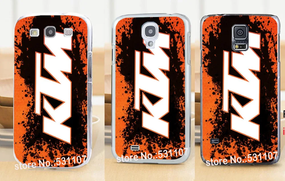 Ktm готов к гонке klaar om ран патрон Жесткий Кожи stealth прозрачный Чехол для samsung galaxy s3 s4