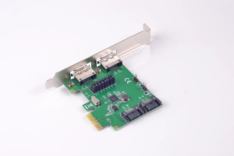 Бесплатная Доставка PCI-Express до 2 Порт Внутренний SATA3.0 Карты Расширения с Внешний