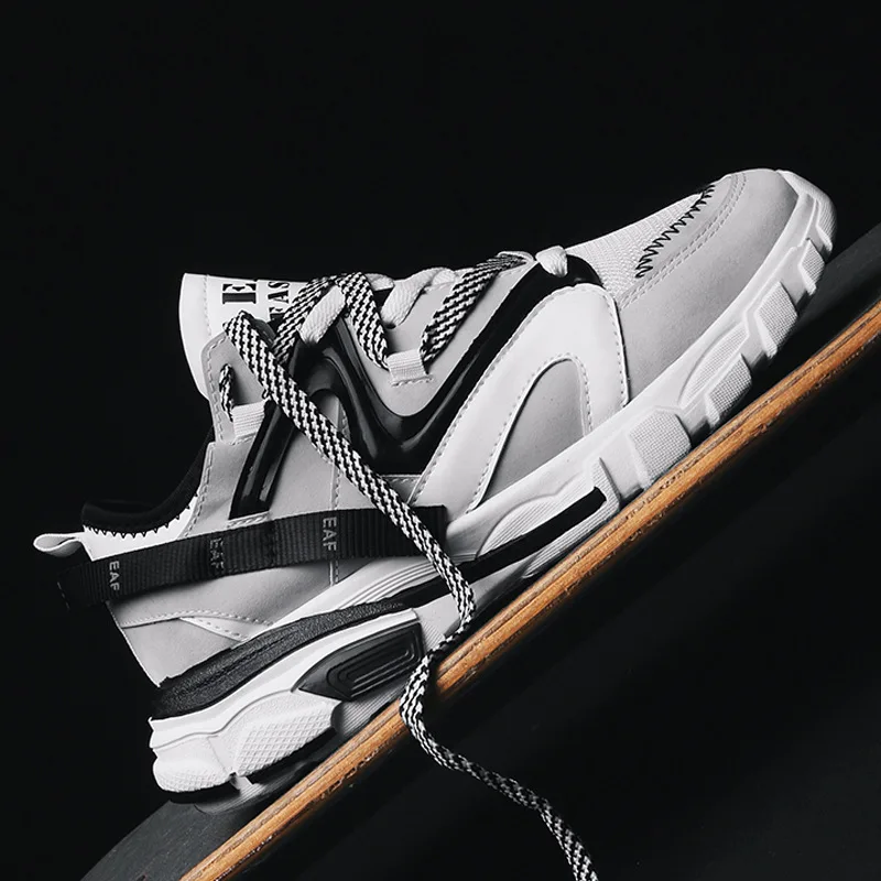 Кроссовки мужские белые весна-осень 2019 | Обувь