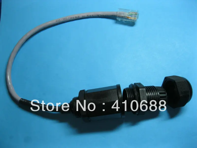 20 шт. в партии Ethernet LAN RJ45 M20 водонепроницаемый разъем с кабелем см Высокое качество