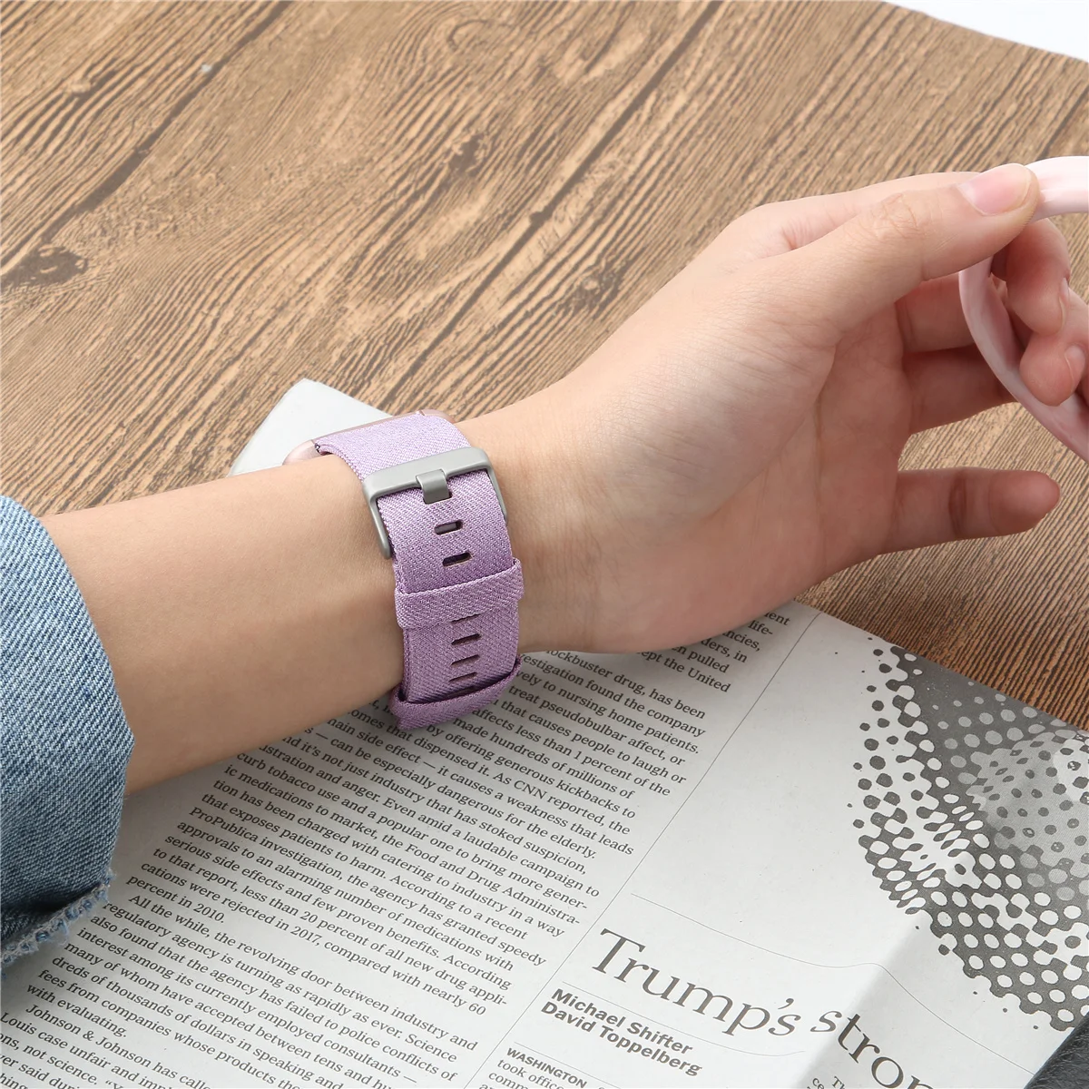 Fitbit Versa, ремешок для Fitbit Versa, 2 ремешка, браслет, холст, дышащий, сменный Браслет для Fitbit Versa Lite 64001