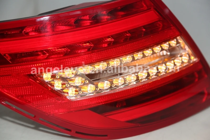 Светодиодный задний фонарь для Mercedes Benz C Class W204 C180 C200 c260 C300 C63 2012 2013 год красный