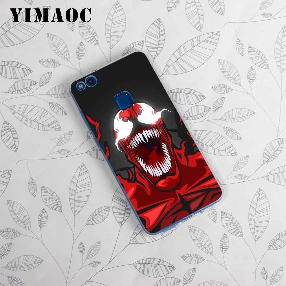 YIMAOC Carnage SpiderMan Soft Case for Huawei Honor 10 9 8X 8C 8 7C 7X 7A Pro 6A Lite Note Nova 3i 3 2i Y6 Y7 Y9 Prime 2018 |
