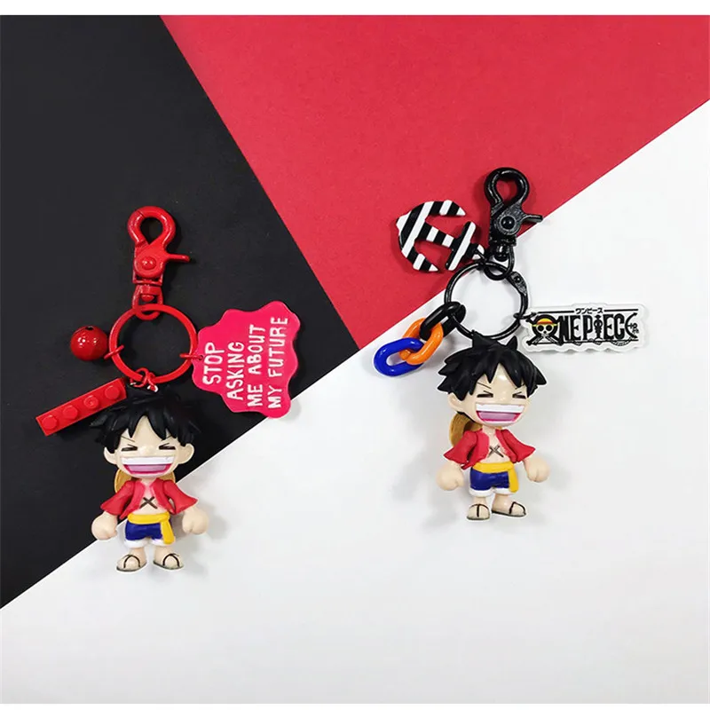 Брелок для ключей в японском стиле аниме цельный держатель виде соломенной шляпы