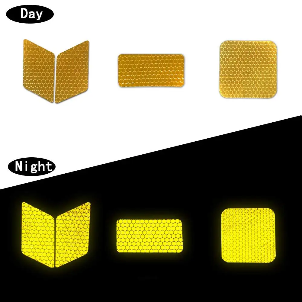 

Reflective Stickers Waterproof High Intensity Safety Warning Tape stickers for Roller Skates bicycle motorcycle baby strollers