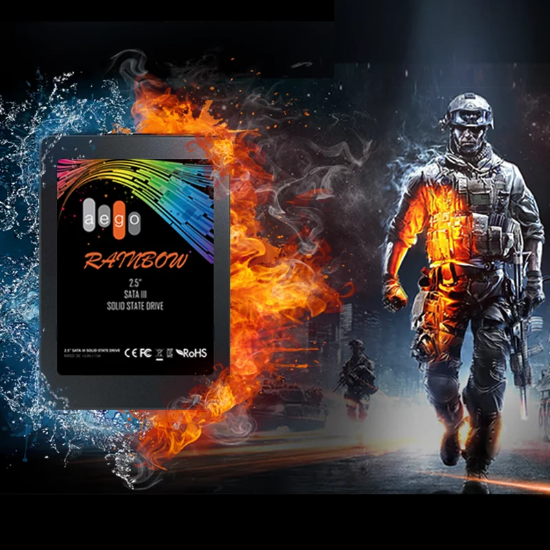 AEGO высокая производительность 2,5 дюйма SATAIII SSD 120 ГБ 3D Nand Flash твердотельный диск 240 ГБ 480 ГБ 960 ГБ SSD High Скорость для ПК Тетрадь