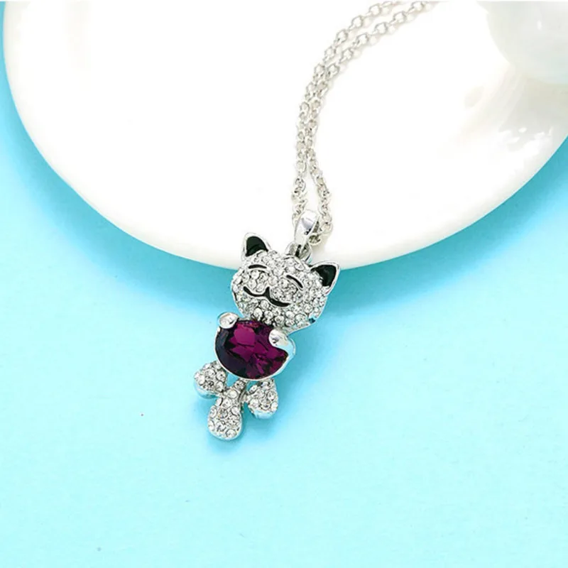 Женское ожерелье с подвеской в виде флуоресцентного камня|Ожерелья подвеской| |