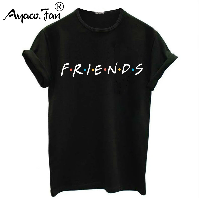 Футболки с надписью FRIENDS для женщин женская футболка бойфренд девушек