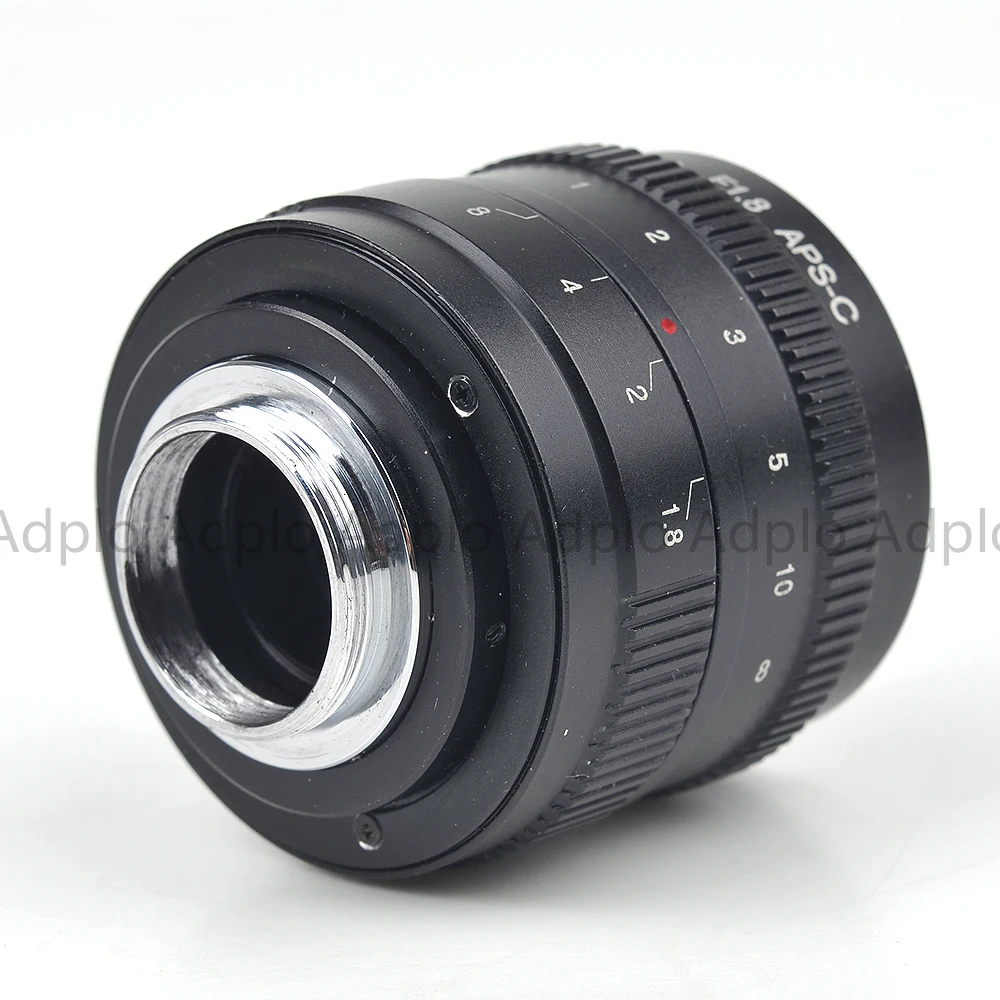 50 мм F1.8 Infinity C объектив для с-образное крепление для объектива Камера+ C до Micro M4/3/NEX/nikon1/Pentax Q/Fuji/EF M M10 переходное кольцо для Камера