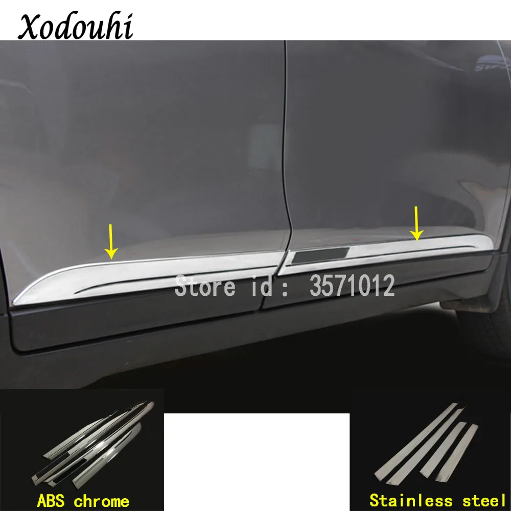 Для Nissan X-Trail XTrail T32/Rogue 2014 2015 2016 боковой кузов автомобиля отделочная полоса молдинг